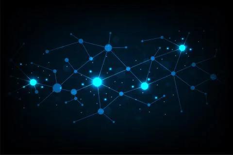 Vector background technology in the network concept. Stock Illustration