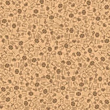 Vector background of the three d printer icons 스톡 일러스트