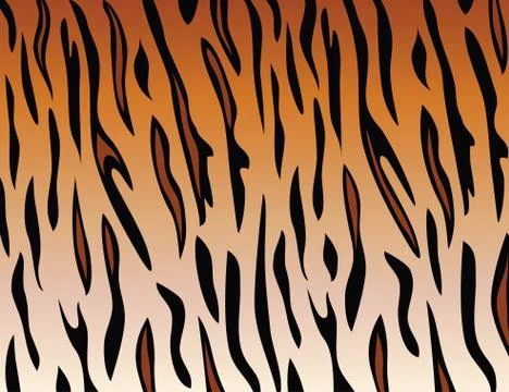 Vector background of tiger skin Stock Illustration