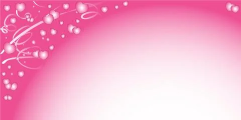 Vector background to Valentine's Day with hearts Stock Illustration