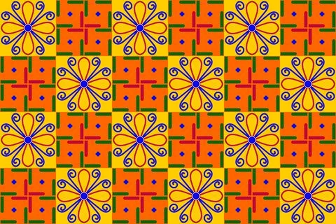 Vector background Versatile pattern Versatile Can be connected in all. Stock Illustration