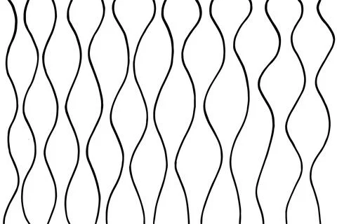 Vector background of vertical wave lines with different levels of vibration in Stock Illustration