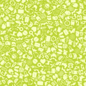 Vector background of the veterinary icons 스톡 일러스트