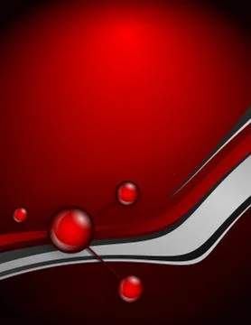 Vector background with wavy lines Illustrazione stock