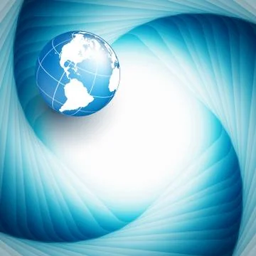 Vector background with wavy lines Stock Illustration