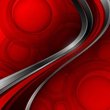 Vector background with wavy lines Stock Illustration