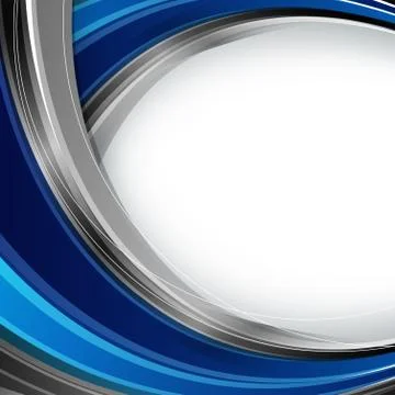 Vector background with wavy lines Illustrazione stock