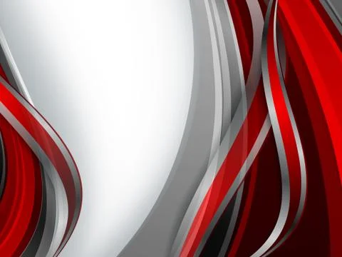 Vector background with wavy lines Stock Illustration