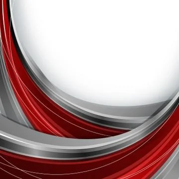 Vector background with wavy lines Stock Illustration