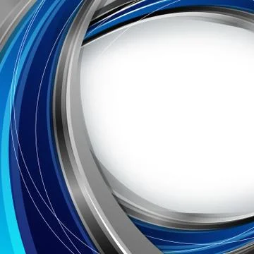 Vector background with wavy lines Stock Illustration