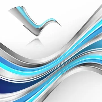 Vector background with wavy lines 스톡 일러스트