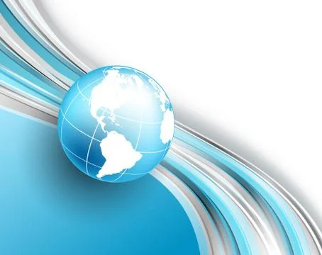 Vector background with wavy lines Stock Illustration