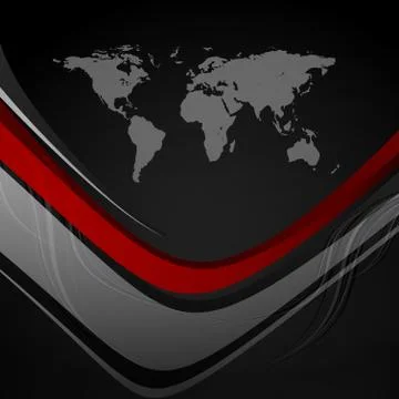 Vector background with wavy lines Stock Illustration