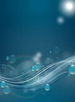 Vector background with wavy lines Stock Illustration