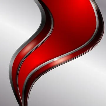 Vector background with wavy lines Stock Illustration