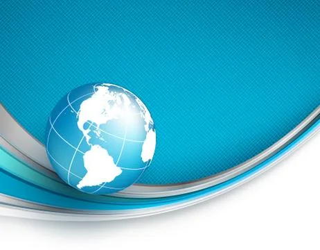 Vector background with wavy lines Stock Illustration