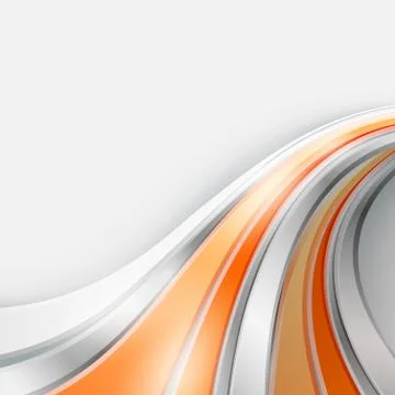 Vector background with wavy lines Stock Illustration