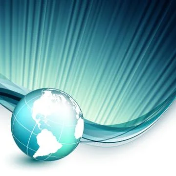 Vector background with wavy lines Stock Illustration