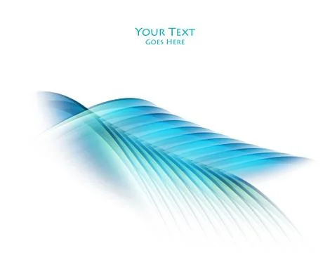 Vector background, wavy lines Illustrazione stock