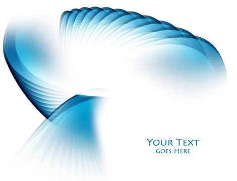 Vector background, wavy lines Stock Illustration