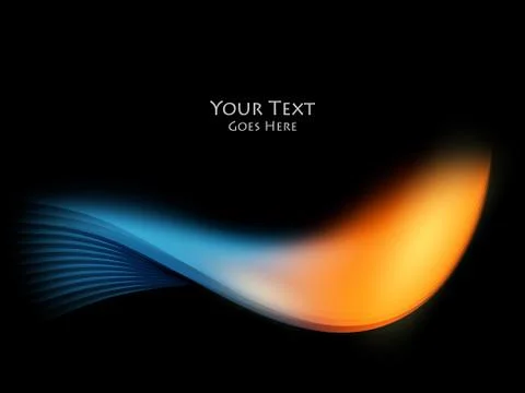 Vector background, wavy lines Stock Illustration