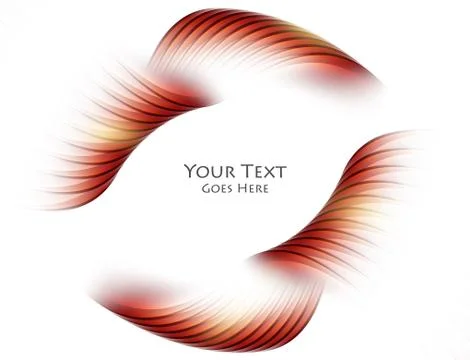 Vector background, wavy lines Stock Illustration