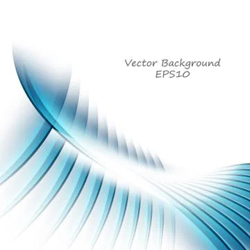 Vector background, wavy lines Stock Illustration