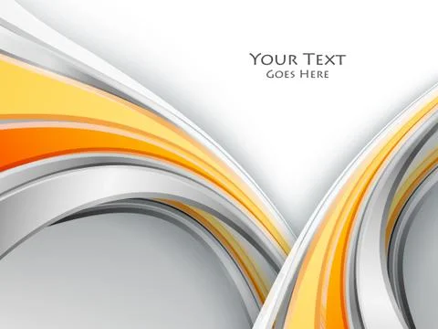 Vector background, wavy lines Stock Illustration