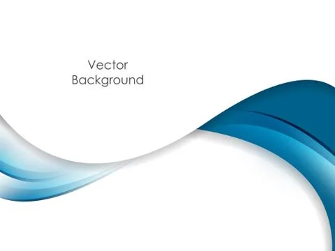 Vector background, wavy lines Stock Illustration