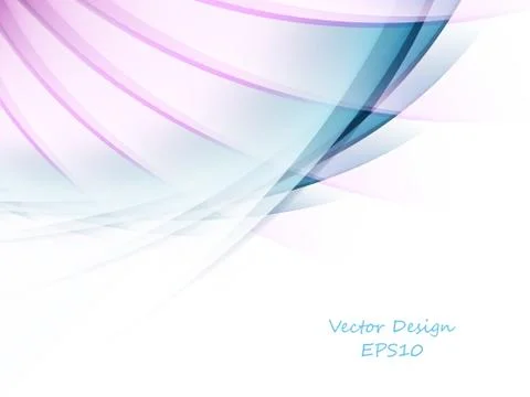 Vector background, wavy lines Stock Illustration