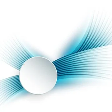 Vector background, wavy lines Stock Illustration