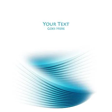 Vector background, wavy lines Stock Illustration