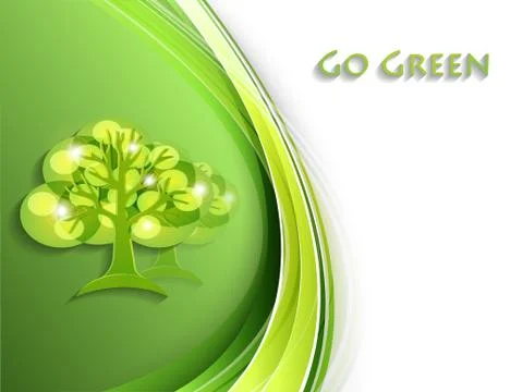 Vector background, wavy lines Stock Illustration