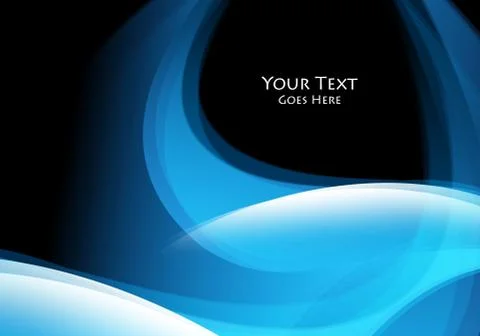 Vector background, wavy lines Illustrazione stock