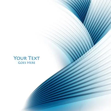 Vector background, wavy lines Stock Illustration