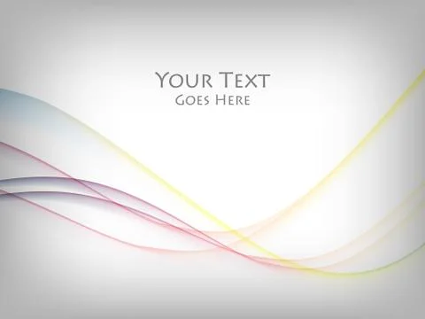 Vector background, wavy lines Stock Illustration