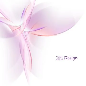 Vector background, wavy lines Stock Illustration