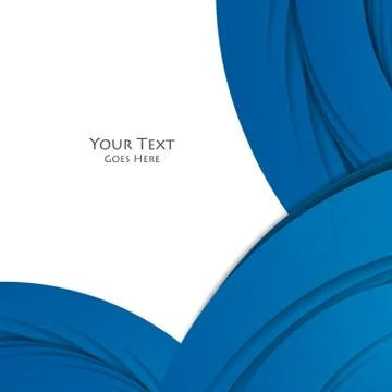 Vector background, wavy lines Stock Illustration