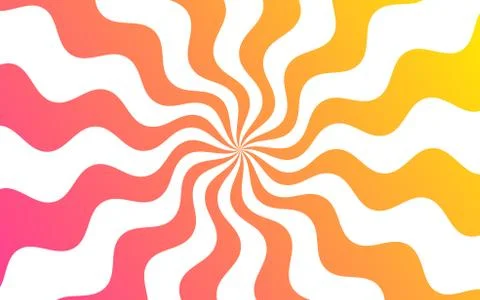 Vector background with Wavy Lines Illustrazione stock