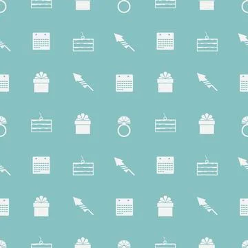 Vector background for wedding Seamless vector pattern with white silhouett... 스톡 사진