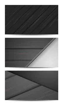 Vector backgrounds set Stock Illustration