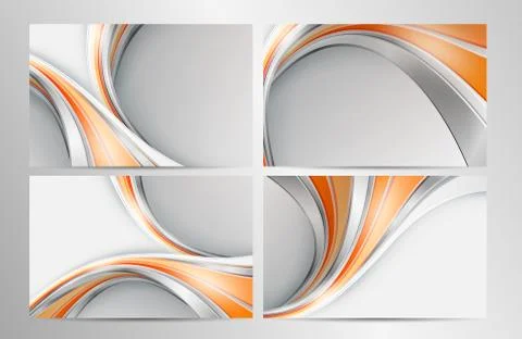 Vector backgrounds set Stock Illustration