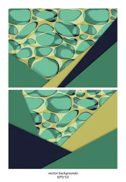 Vector backgrounds set Stock Illustration