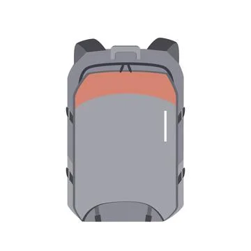 Vector backpack is isolated on a white background Illustration