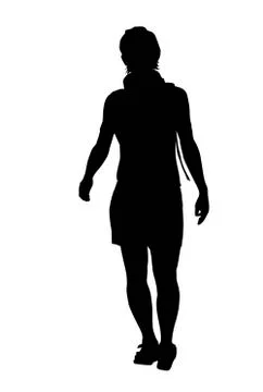 Vector Backpacker Stock Illustration