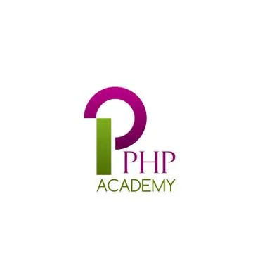 Vector badge for PHP academy 스톡 일러스트