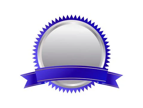 Vector Badge Ribbons and Labels Design elements Illustrazione stock