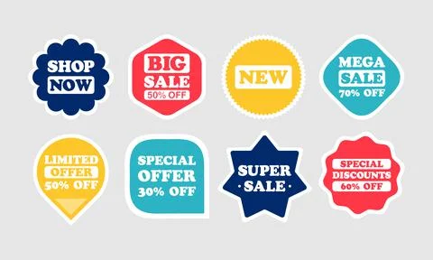 Vector badges and labels collection Stock Illustration