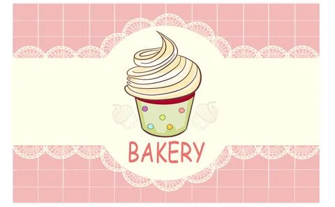 Vector Bakery poster Stock Illustration