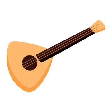 Vector balalaika guitar Stock Illustration